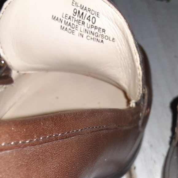 Enzo Angiolini "Mardie" Brown Leather Pump - Picture 12 of 16
